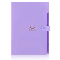 Carpeta de Archivos Expandible Tamaño Carta A4, Organizador de Acordeón de 5 Bolsillos con Etiquetas, Almacenamiento de Documentos Impermeable para Oficina y Escuela