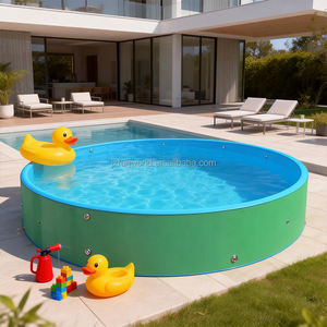 <span class=keywords><strong>Piscine</strong></span> hors sol géante de 5 pieds de profondeur, pliable, gonflable, avec poignées, pour la natation en plein air - Product Image 5