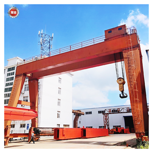 Grue <span class=keywords><strong>portique</strong></span> de 10 m, portée de 7 mètres, montée sur rail, pour usage industriel intensif, grues RMG - Product Image 3