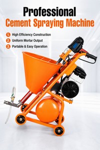 Equipo Portátil de Pulverización de Mortero para Obras de Construcción, Bomba de Tornillo <span class=keywords><strong>con</strong></span> Motor sin Escobillas, Herramienta de Enlucido de Paredes <span class=keywords><strong>con</strong></span> Control Digital - Product Image 6