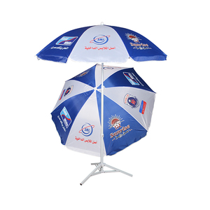 Custom Advertising Modern Outdoor Sun Umbrella for Beach Patio Courtyard Gym Use - Product Image 4