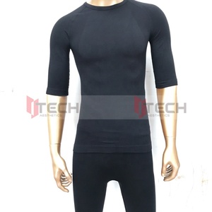 Sous-vêtements d'entraînement <span class=keywords><strong>EMS</strong></span> noirs Miha Bodytec, veste de combinaison <span class=keywords><strong>EMS</strong></span> <span class=keywords><strong>Xbody</strong></span> pour la salle de sport, stimulateur musculaire électrique, tailles XS, S, M, L, XL, XXL - Product Image 2