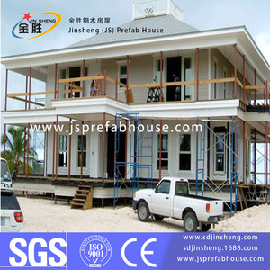 Jinsheng (JS) <b>Prefab</b> <b>House</b> Light Steel Frame Traditional Design Villa Total Project Solution - Product Image 1