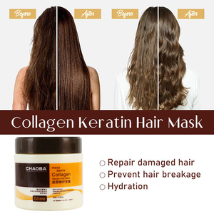 Traitement à la kératine CHAOBA, best-seller, masque au collagène, crème hydratante et nourrissante pour <span class=keywords><strong>cheveux</strong></span> secs et abîmés, 16,90 oz (500 ml) - Product Image 6