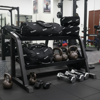 Sac de fitness VIGFIT Heavy Duty, sac de sable pour entraînement, sac de sable avec poignées, sac lesté pour entraînement fonctionnel