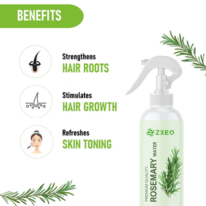 Spray Hidratante de Agua de Romero Pura de Marca Privada, Hidrolato de Romero Natural, Spray de Agua Vegetal para el Cuidado de la <span class=keywords><strong>Piel</strong></span> y el Cabello - Product Image 3