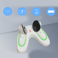Tout nouveau chargeur de station de charge magnétique pour manettes Meta Quest 3/3S avec ensemble de batteries