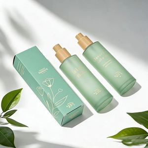 ขวดแก้วใส่น้ำมันหอมระเหยสำหรับดูแลผิวหน้าแบบมีหัวปั๊ม ขนาด 30 มล. 40 มล. 50 มล. 60 มล.  พร้อมโลโก้แบบกำหนดเอง ดีไซน์พิเศษ  ฝาขวดแบบฝ้า - Product Image 1