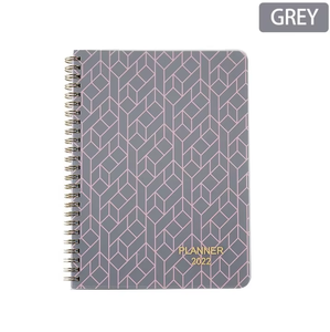2025 Spiral Wire-O Bound 365 Daily Weekly <strong>Planner</strong> Agenda Notebook A5 Size Fabric PP 12 Monthly Tabs Big Back Paper Pocket - Product Image 6