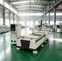 Máquina CNC de doble hilera y doble proceso MK 2060 para anidamiento, router CNC industrial para corte de madera, equipo para fabricación de muebles al por mayor