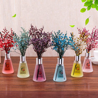Bouteille d'huile diffuseur de luxe 50ml 80ml diffuseur roseau bouteille en verre conique bouteille de parfum