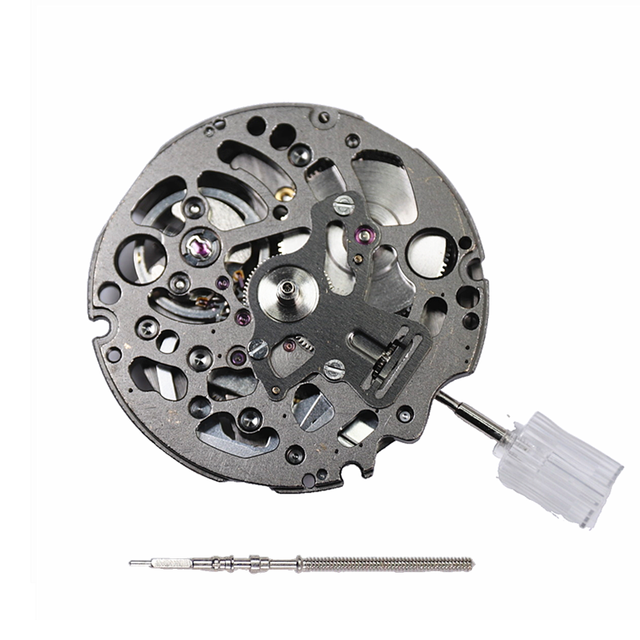 Nh72a Movement Japan Original Luxury Automatic Skeleton Mechanical Nh72 Watch Movement 24 Jewels for Repair Mod Replacement