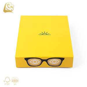 Caja de gafas de sol individual personalizada con forma de libro, embalaje magnético, cajas de gafas de sol de cartón múltiple con cierre magnético - Product Image 5