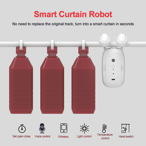Tuya No requiere energía <span class=keywords><strong>externa</strong></span> controlador de cortina inteligente para el hogar dormitorio Hotel fácil de llevar cortina Robot abridor cortina automática - Product Image 5