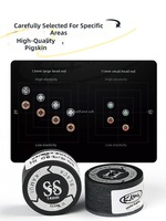 Embouts de queue de billard professionnels Kamui 14mm en peau de porc super-coupée, couche transparente, anti-contrefaçon NFC, S/M/H, origine Japon