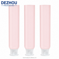 Tubes de dentifrice et de lotion en plastique transparent personnalisables avec logo imprimé par le fabricant, diamètre et capuchon personnalisables pour cosmétiques
