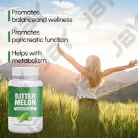 JBY – Capsules d'extrait de melon amer en stock, livraison directe usine, supplément de santé actif vitaminé, vente chaude
