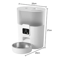 YOSHI Auto Smart Wifi mangeoire pour chien automatique APP bol en acier inoxydable mascottes Intelligent Portable mangeoire pour animaux de compagnie micropuce App minuterie