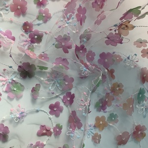 <span class=keywords><strong>Pas</strong></span> <span class=keywords><strong>cher</strong></span> ou Standard Prix compétitif Conception florale lourde Voile tissu dentelle pour robe de mariée mariage Ghana dentelle - Product Image 2