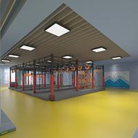 Parcours d'obstacles Ninja PhysiMax pour l'intérieur, construction en acier, pour aire de jeux d'aventure, salle de sport pour enfants, maternelle, école