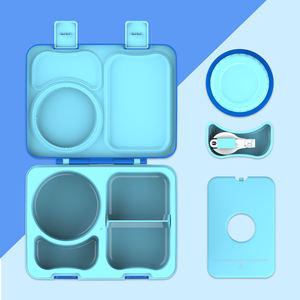 กล่องข้าวเก็บอุณหภูมิ รุ่นใหม่ ขายดี ดีไซน์น่ารัก <span class=keywords><strong>ป</strong></span>ลอดภัยสำหรับอาหาร พร้อมช่องใส่น้ำแข็งและขวดน้ำ สำหรับเด็ก กลับไปโรงเรียน - Product Image 5