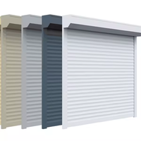 Volets roulants d'extérieur en aluminium pour fenêtres Volets roulants d'extérieur en forme d'ouragan pour fenêtres