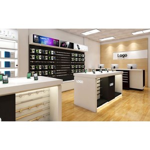 Kiosque de réparation de téléphones portables, boutique d'accessoires pour téléphones mobiles, design d'intérieur avec MDF et verre trempé, marque <span class=keywords><strong>Myidea</strong></span> JT-062902 à vendre - Product Image 2