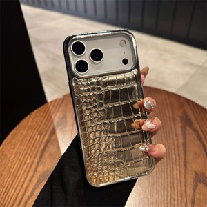 เคสโทรศัพท์ลายหนังจระเข้หลากสีสัน สำหรับ iPhone 16 17 Air 15 14 13 12 11 Pro Max Plus ป้องกันแรงกระแทกอย่างหรูหรา - Product Image 5