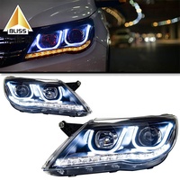 Lampe d'ambiance colorée pour voiture à bas prix, ensemble de phares modifiés DQD50, phare avant pour Volkswagen Tiguan 2009-2012