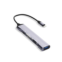 Lector de tarjetas MS multifuncional seis en uno para memoria de cámara CCD de palo corto largo Incluye carga USB para computadora portátil Stock directo