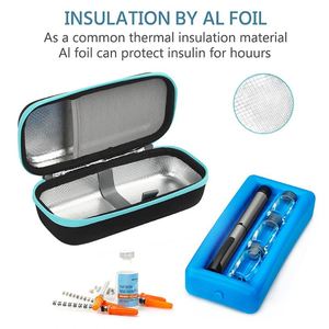 Portable Medical Cooler Bags Storage Box for Insulin Pen Cooling Nylon Eva Carrying Case - Product Image 4