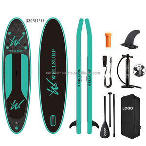 Nouvelle conception Planche de paddle gonflable de 365 cm (12 pieds) pour la course, Fusion Drop Stitch, pour le surf - Product Image 2