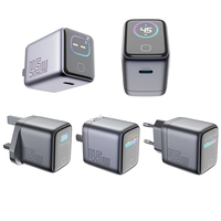 Nuevo Cargador GaN Mini de 45W 2026 con Pantalla Inteligente AI, Adaptador de Viaje de Alta Calidad para Teléfonos Huawei y Xiaomi Originales