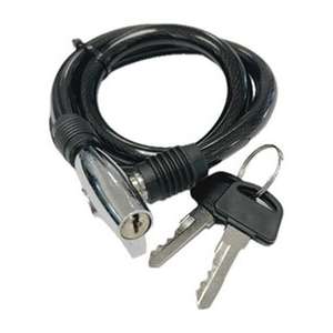 Lucchetto antifurto metallico con chiave da 80 cm, resistente e sicuro, ideale per proteggere biciclette e oggetti di valore. - Product Image 1