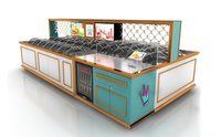Présentoir de magasin de bonbons de style moderne Design d'intérieur Kiosque de bonbons colorés Centre commercial Stand de vente au détail de bonbons