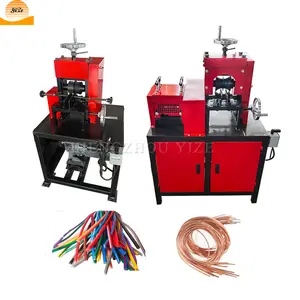 Small Type Used Wire Stripping Recycling Machine Waste Copper Wire Skin Separation Peeling Machine Scrap Cable Stripper Machine