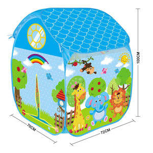 Carpa de juegos con pelotas de océano, juguetes de exterior para niños, juguetes al por mayor para bebés, juguete deportivo, logotipo personalizado, casa de juegos sensorial para niños pequeños - Product Image 1