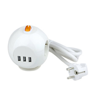 Hot khuyến mại Đức Cube Ổ cắm điện dải 3 cổng USB điện đa-cắm ổ cắm cho Angola <span class=keywords><strong>Ireland</strong></span> germany-đánh giá 16A - Product Image 2