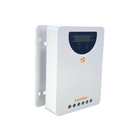 Contrôleur de charge solaire MPPT haute efficacité 30A 12V/24V compatible avec les batteries, contrôleur d'éclairage pour projets d'énergie domestique, VR et raccordement au réseau
