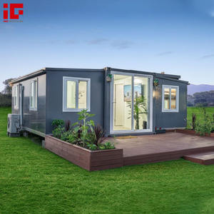 Maison conteneur préfabriquée pliable et extensible de 20 pieds pour l'Australie, maison mobile de luxe pliable, mini-maisons avec 2 chambres - Product Image 1