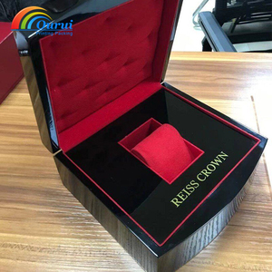 Watch box luxurious logo free high end custom wooden case storage quartz gift packaging display