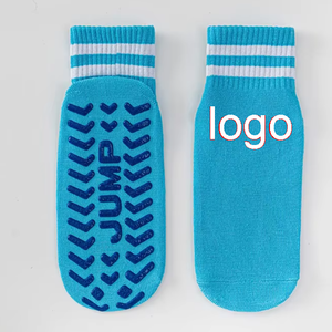 Calcetines Transpirables de Jacquard de Media Pantorrilla con Doble Barra Antideslizante para Niños y Adultos - Ideales para Jardín de Infantes, Yoga, Aprendizaje Temprano y Caminar - Product Image 1