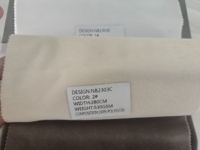 Tissu de velours de papier peint italien 530GSM avec traitement ignifuge de revêtement de support