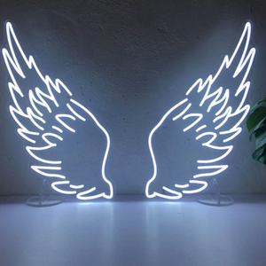 Señal de neón de alas de Ángel, señal de luz Led de neón, feliz por siempre, envío directo - Product Image 3