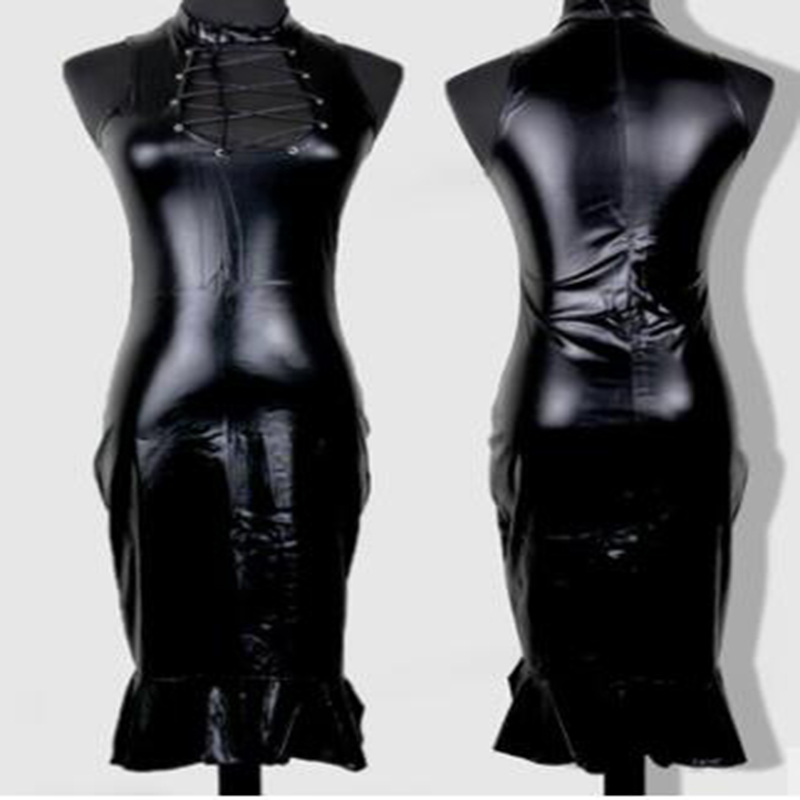 chinese dress ladies Amazon.com: Ausing Women PU Leather Shiny Dress Wet Look Mini Clubwear  Latex Patent Leather Bodysuit Long Sleeve Faux Patent Bodycon with Zipper  Black M: Clothing, Shoes & Jewelry