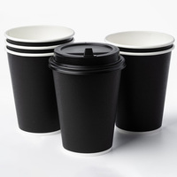 Vasos Desechables para Café Caliente de Papel Kraft de Doble Pared de 8oz, 14oz y 16oz, Ecológicos, Reciclables, con Recubrimiento de PE y Grabado Personalizado