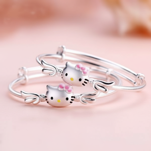 Vendita calda di tendenza stile coreano fatto a mano in pelle braccialetti di fascino in acciaio inox foglia di moda all'ingrosso - Product Image 1