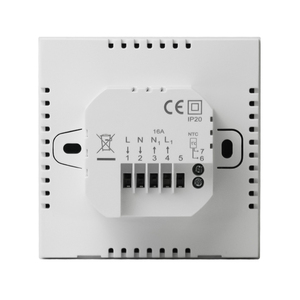 Beok TS4 16A Écran tactile électrique intelligent Tuya <span class=keywords><strong>Thermostat</strong></span> d'hôtel <span class=keywords><strong>connecté</strong></span> en WiFi Conception flexible pour les installations de <span class=keywords><strong>chauffage</strong></span> par le sol - Product Image 5