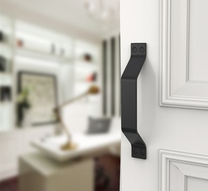 <span class=keywords><strong>Grossiste</strong></span> RHETECH Poignée de porte rustique pour portes de grange Hangars de garages Portes <span class=keywords><strong>en</strong></span> acier avec bords lisses Poignée de porte de grange classique - Product Image 3
