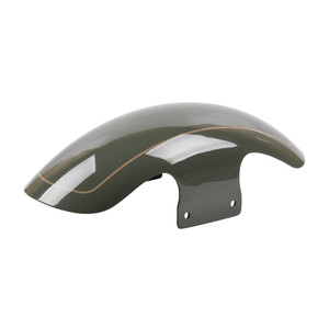 บังโคลนหน้าสั้น18นิ้วทำจากโลหะสีเขียวต้นป็อปร้าสำหรับรถจักรยานยนต์ขนาด18นิ้ว - Product Image 1